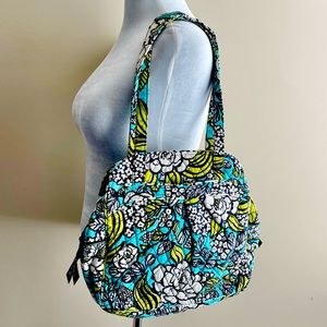 Vera Bradley Island Blooms Print Shoulder Tote Bag